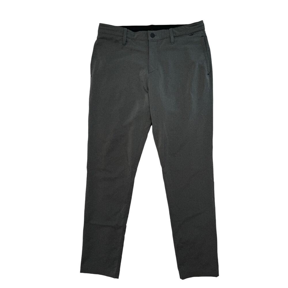 ZELLA Mens Commuter Pants in Graphite Gray Size 34 Regular Mens Spandex